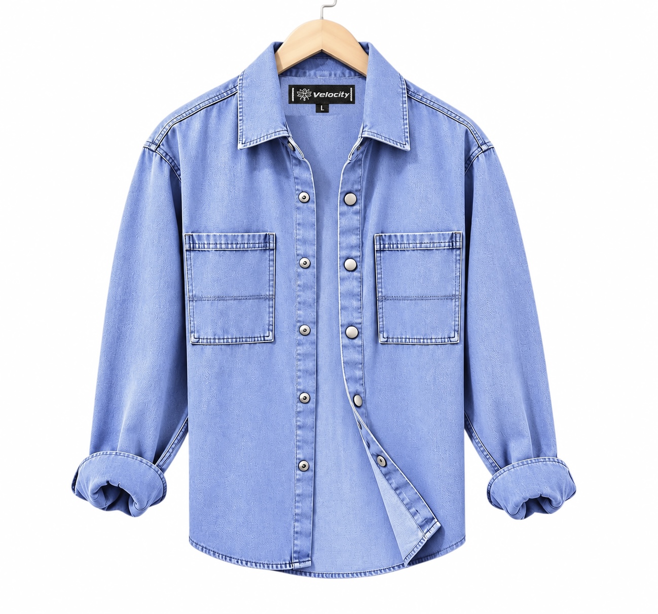 Denim Double Poket Shirt
