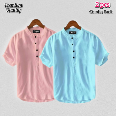 Product Type : Short Sleeve Katua Main Material : 100% Oxford Cotton Fabric Gender             : Men's Stylish and fashionable.