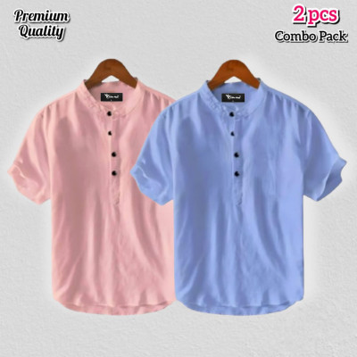 Product Type : Short Sleeve Katua Main Material : 100% Oxford Cotton Fabric Gender             : Men's Stylish and fashionable.