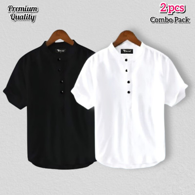 Product Type : Short Sleeve Katua Main Material : 100% Oxford Cotton Fabric Gender             : Men's Stylish and fashionable.