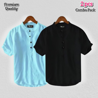 Product Type : Short Sleeve Katua Main Material : 100% Oxford Cotton Fabric Gender             : Men's Stylish and fashionable.