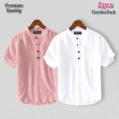 Product Type : Short Sleeve Katua Main Material : 100% Oxford Cotton Fabric Gender             : Men's Stylish and fashionable.
