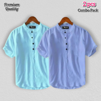 Product Type : Short Sleeve Katua Main Material : 100% Oxford Cotton Fabric Gender             : Men's Stylish and fashionable.