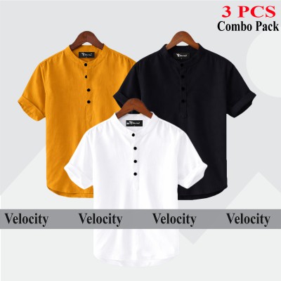 Product Type : Short Sleeve Katua Main Material : 100% Oxford Cotton Fabric Gender             : Men's Stylish and fashionable.