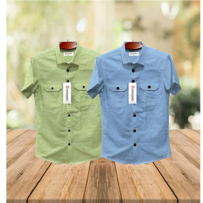 Half sleeve dubble pocket Shirt Premium Cotton Fabrics
