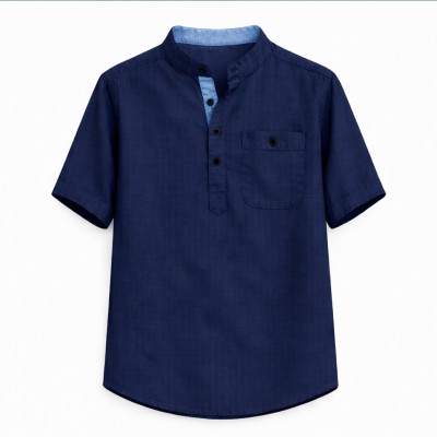 Premium Quality Cotton Stripe Fabrics Katua - Navy blue