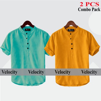 Product Type : Short Sleeve Katua Main Material : 100% Oxford Cotton Fabric Gender             : Men's Stylish and fashionable.