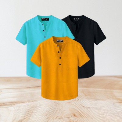 Product Type : Short Sleeve Katua Main Material : 100% Oxford Cotton Fabric Gender             : Men's Stylish and fashionable.