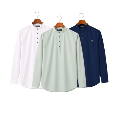 3pic Satin Fabric Premium Quality Katua For Men's - Lemon _Nby Blu_ White