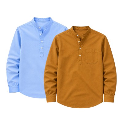2p Combo Oxford Coton fabrics  Katua _  SKY BLUE _ KATALI