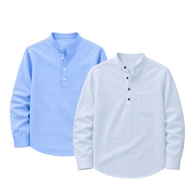 2p Combo Oxford Coton fabrics  Katua _  SKY BLUE _ WHITE