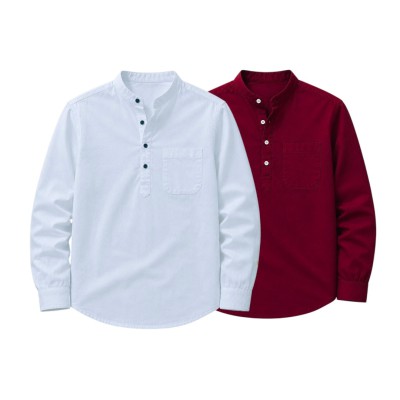 2p Combo Oxford Coton fabrics  Katua _  MAROON  _  WHITE