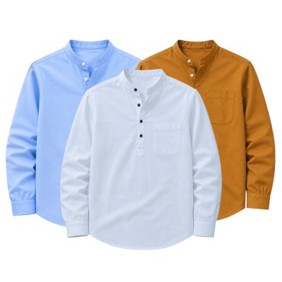3p Combo Oxford Coton fabrics  Katua _  WHITE   _  SKY BLUE _ KATTALI