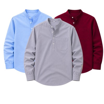 3p Combo Oxford Coton fabrics  Katua _  MAROON    _  SKY BLUE _ ASH
