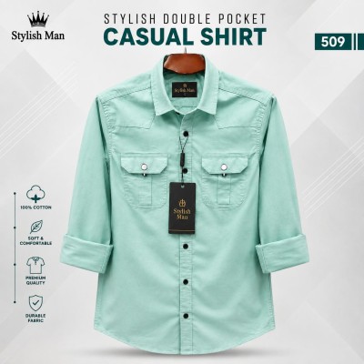 Premium Quality  Double Pocket Shirt -PEST