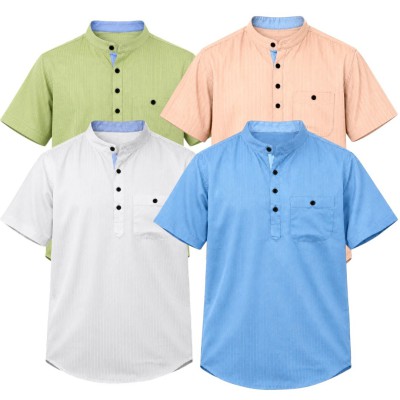 4 Premium Quality Cotton Stripe Fabrics Katua - CRIME- LEMON _  SKY_  WHITE